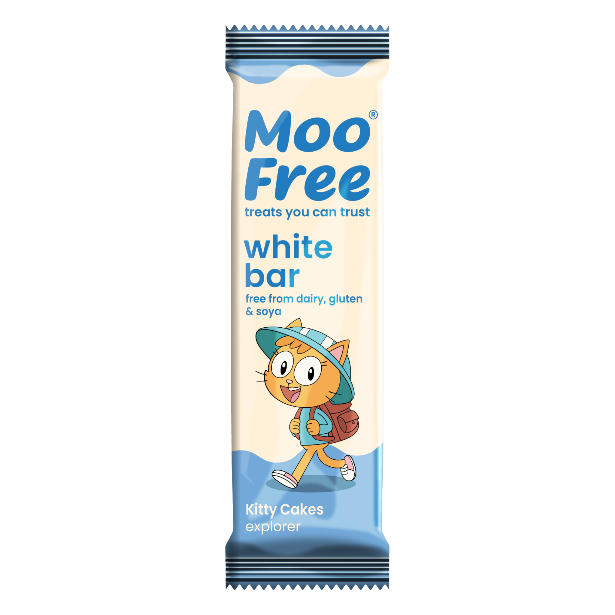 Mini Moo : Dairy Free & Vegan White Chocolate Bars (20g)