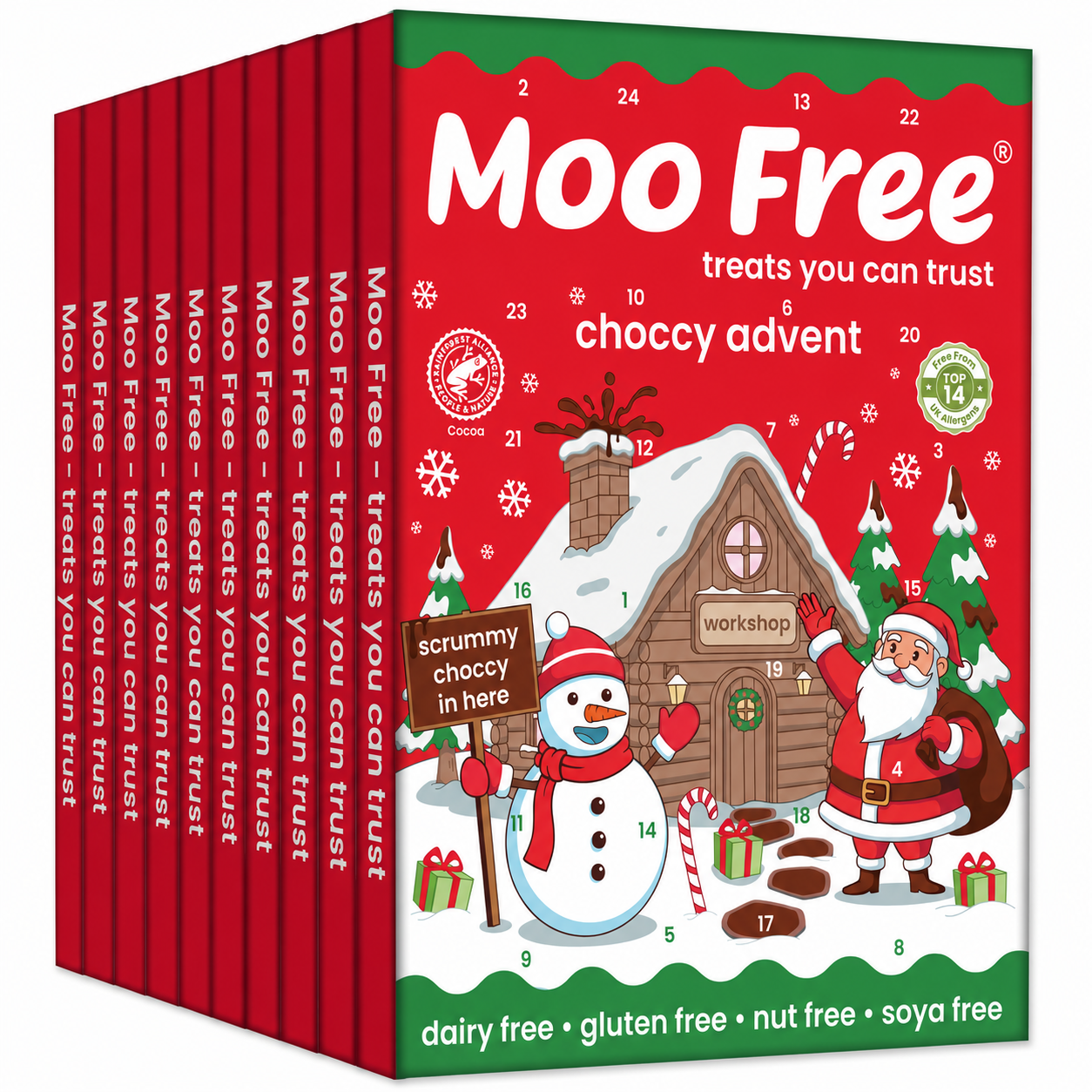 Christmas: Free-From Milk Chocolate Advent Calendar