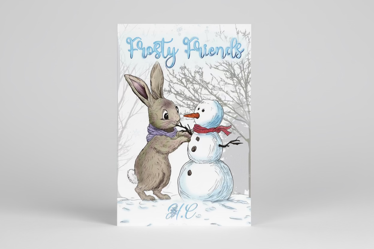 Book: Frosty Friends by H.C aged 7