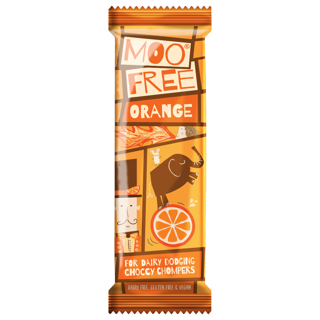 Mini Bars: Dairy Free & Vegan Orange Mini Bars