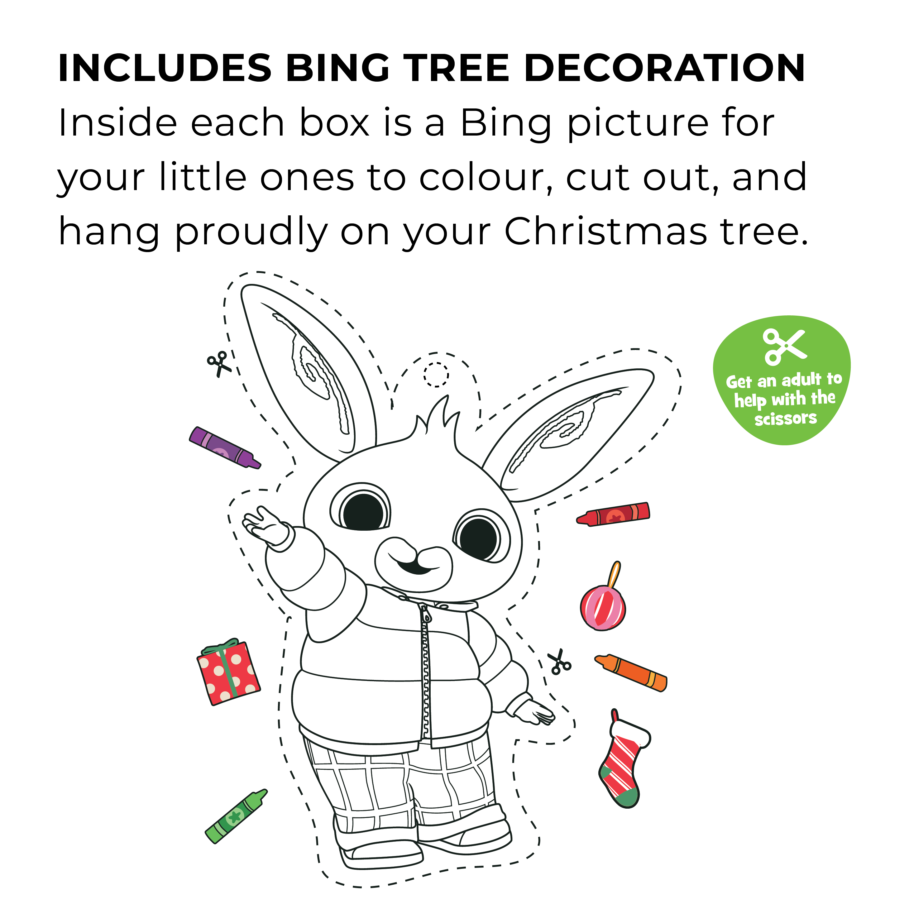 Christmas Free-From BING Milk Choccy Advent Calendar