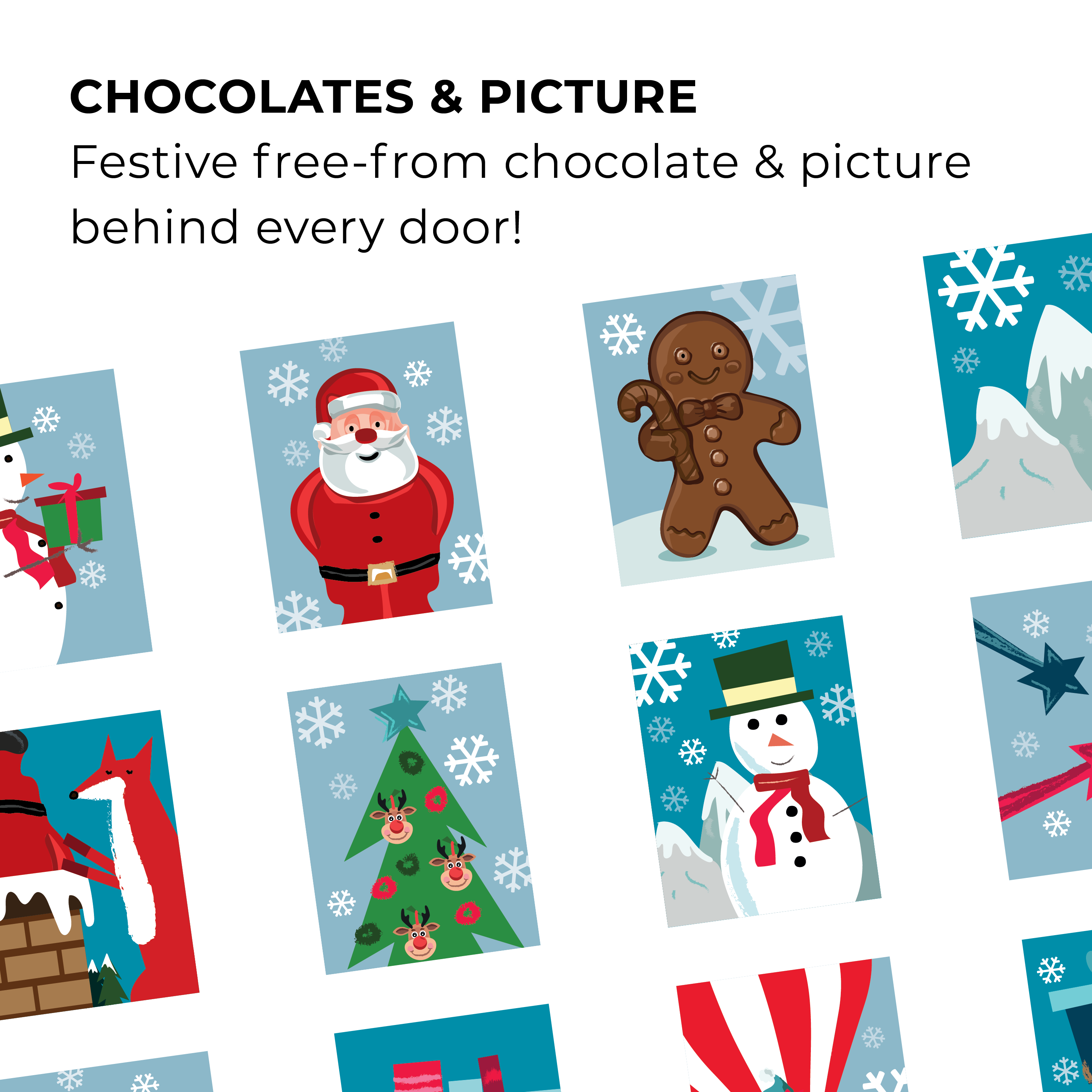 Christmas: Free-From White Choccy Advent Calendar