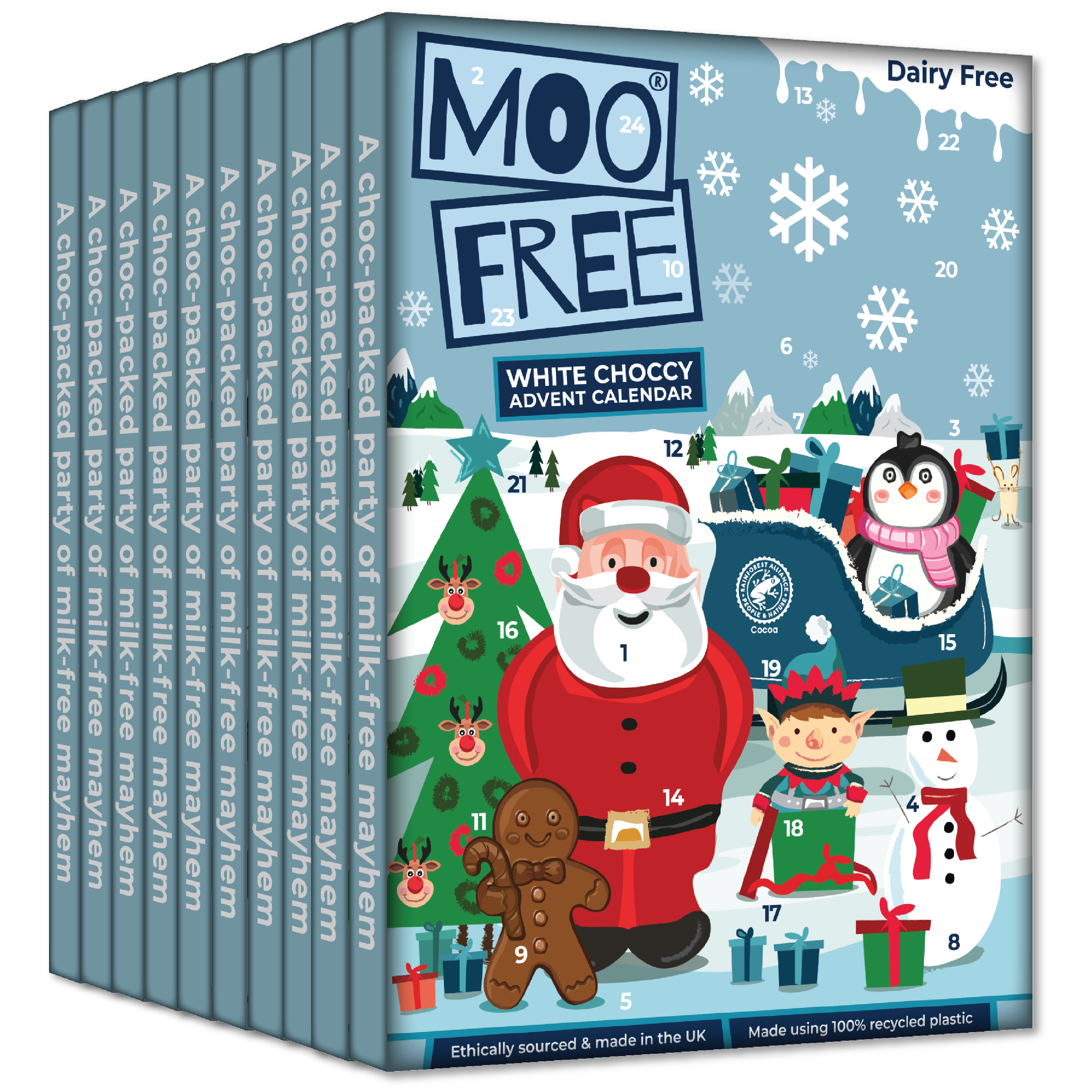 Christmas: Free-From White Choccy Advent Calendar