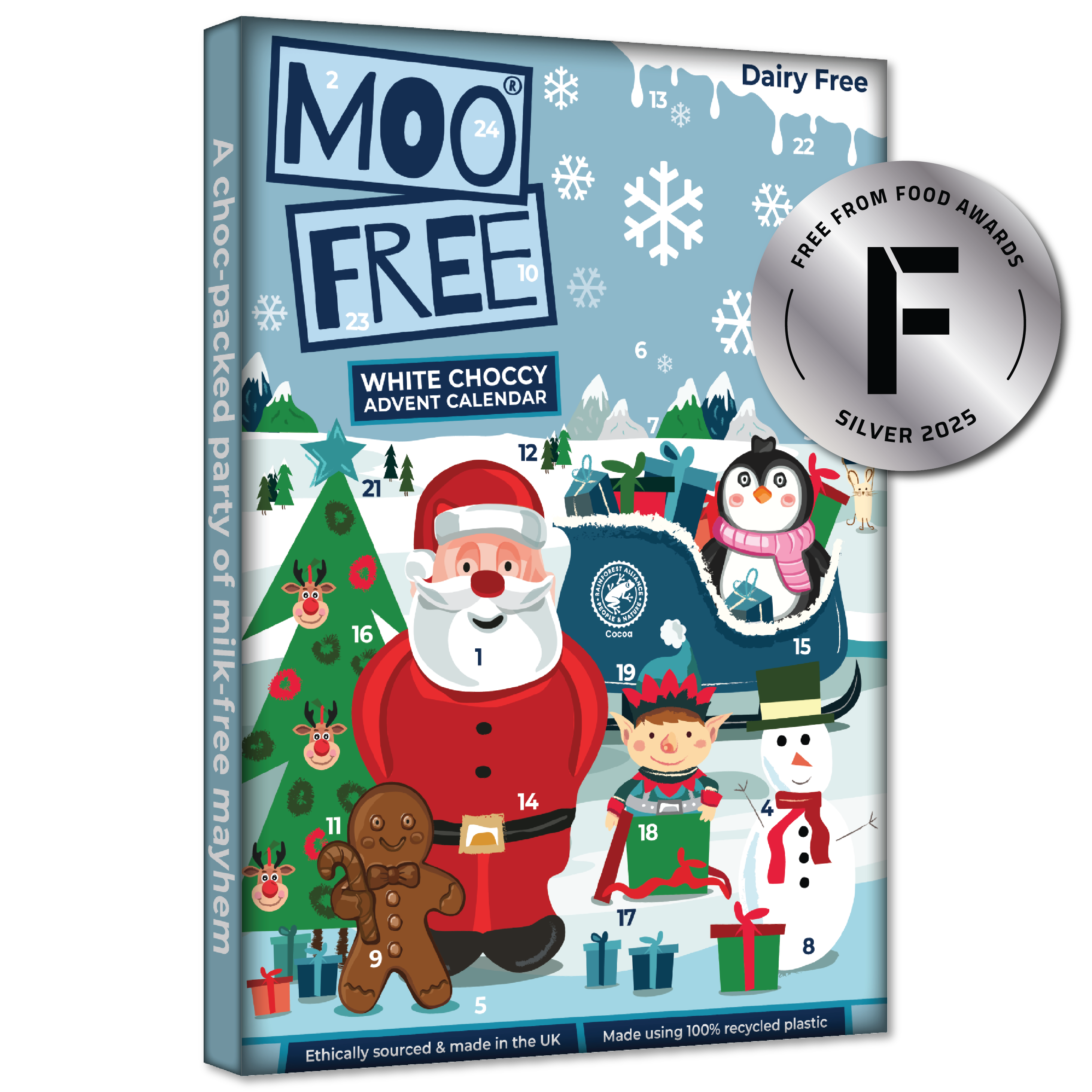 Christmas: Free-From White Choccy Advent Calendar
