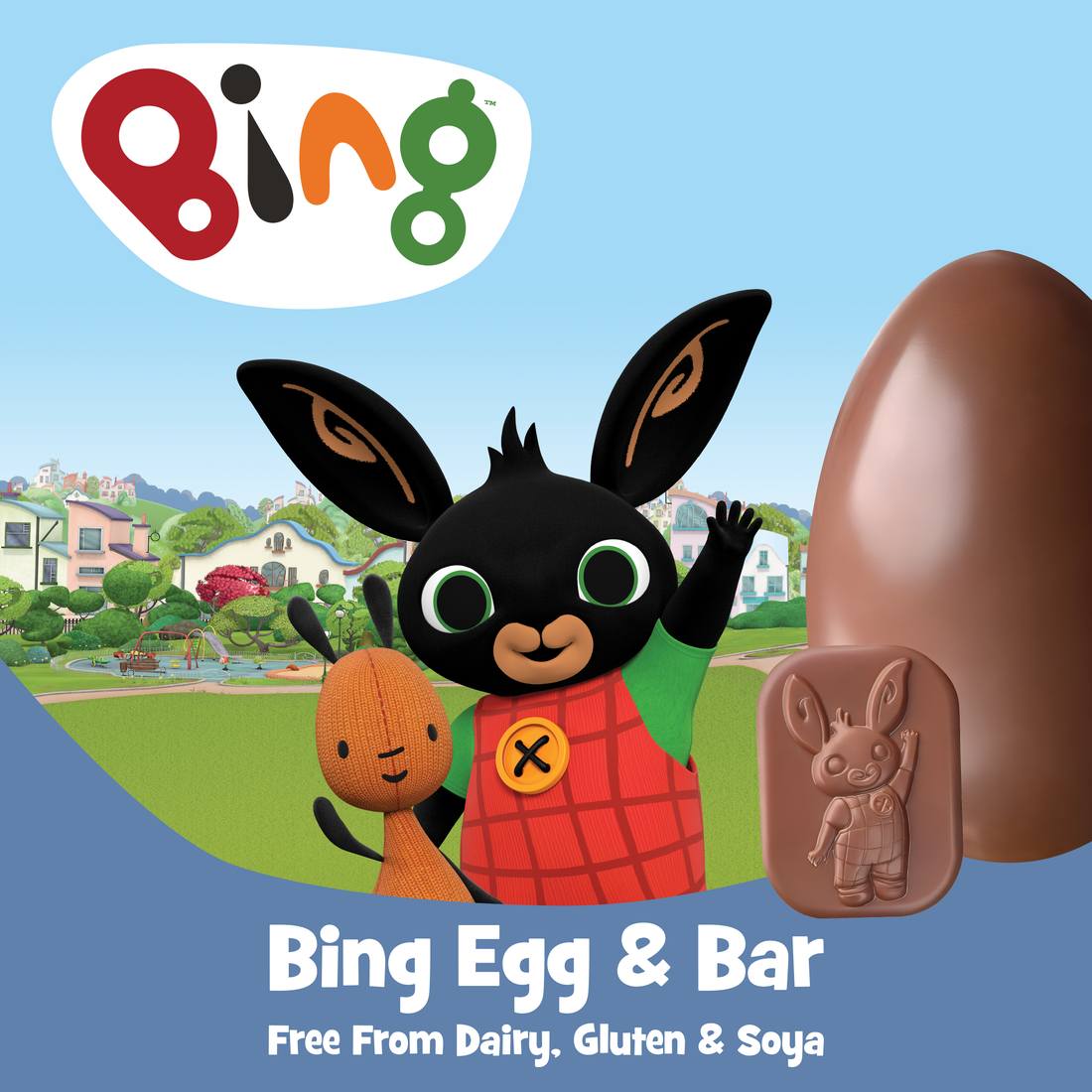 Easter: Free-From & Vegan Bing Easter Egg & Bing Bar (80g)