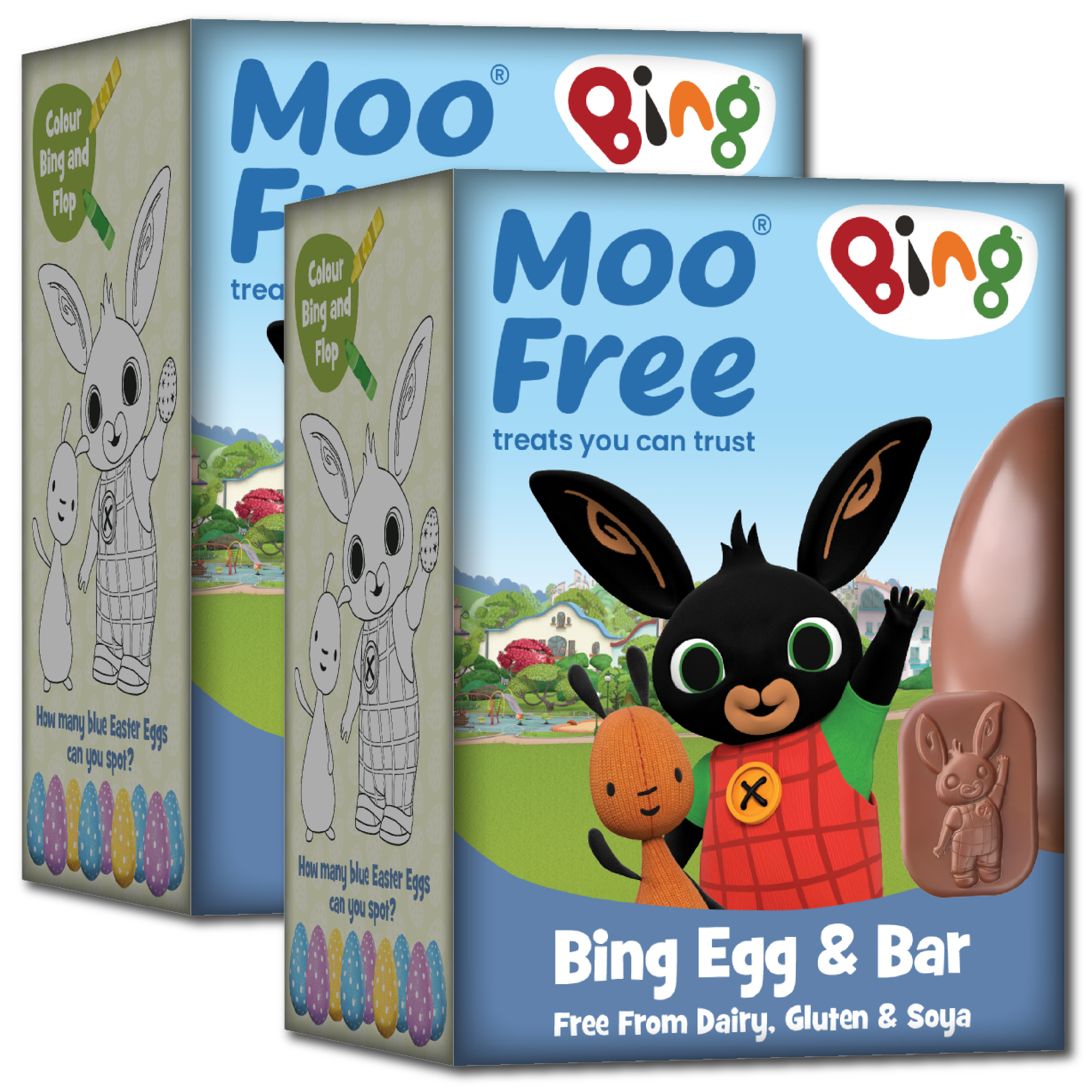 Easter: Free-From & Vegan Bing Easter Egg & Bing Bar (80g)
