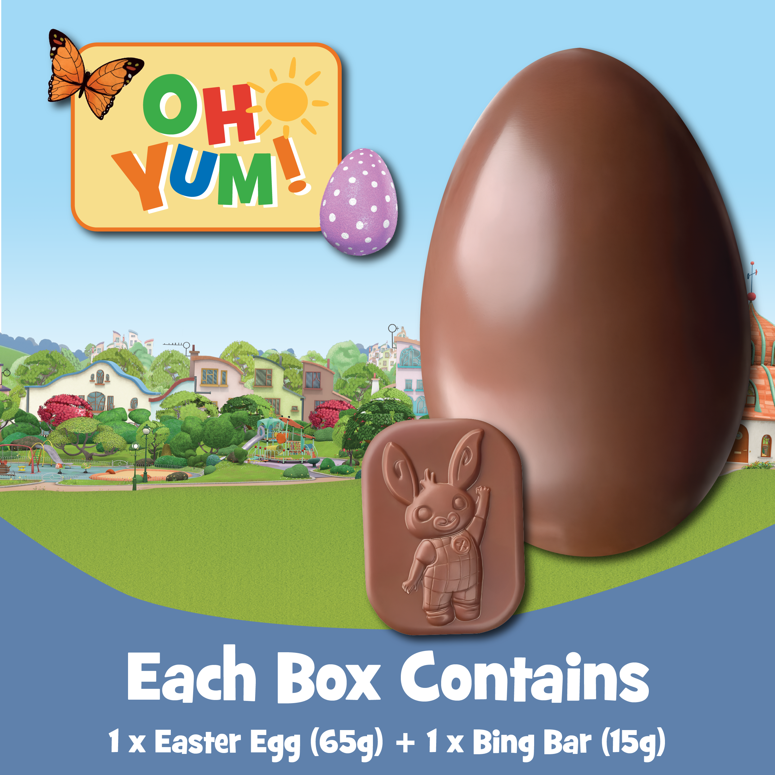 Easter: Free-From & Vegan Bing Easter Egg & Bing Bar (80g)