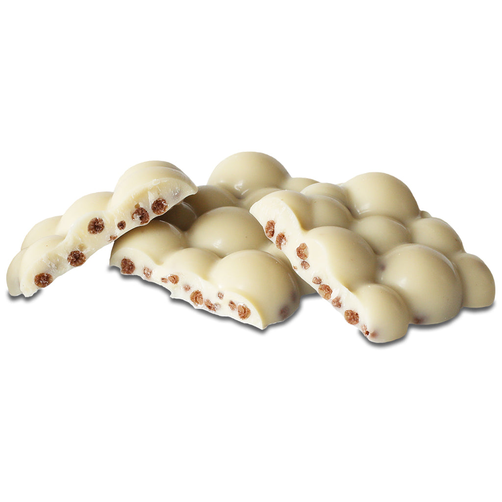 Wonky Choc: Cookie Crunch White Chocolate Bars 500g