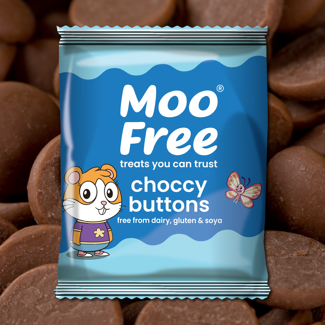 Buttons: Dairy Free & Vegan Milk Chocolate Buttons (25g)