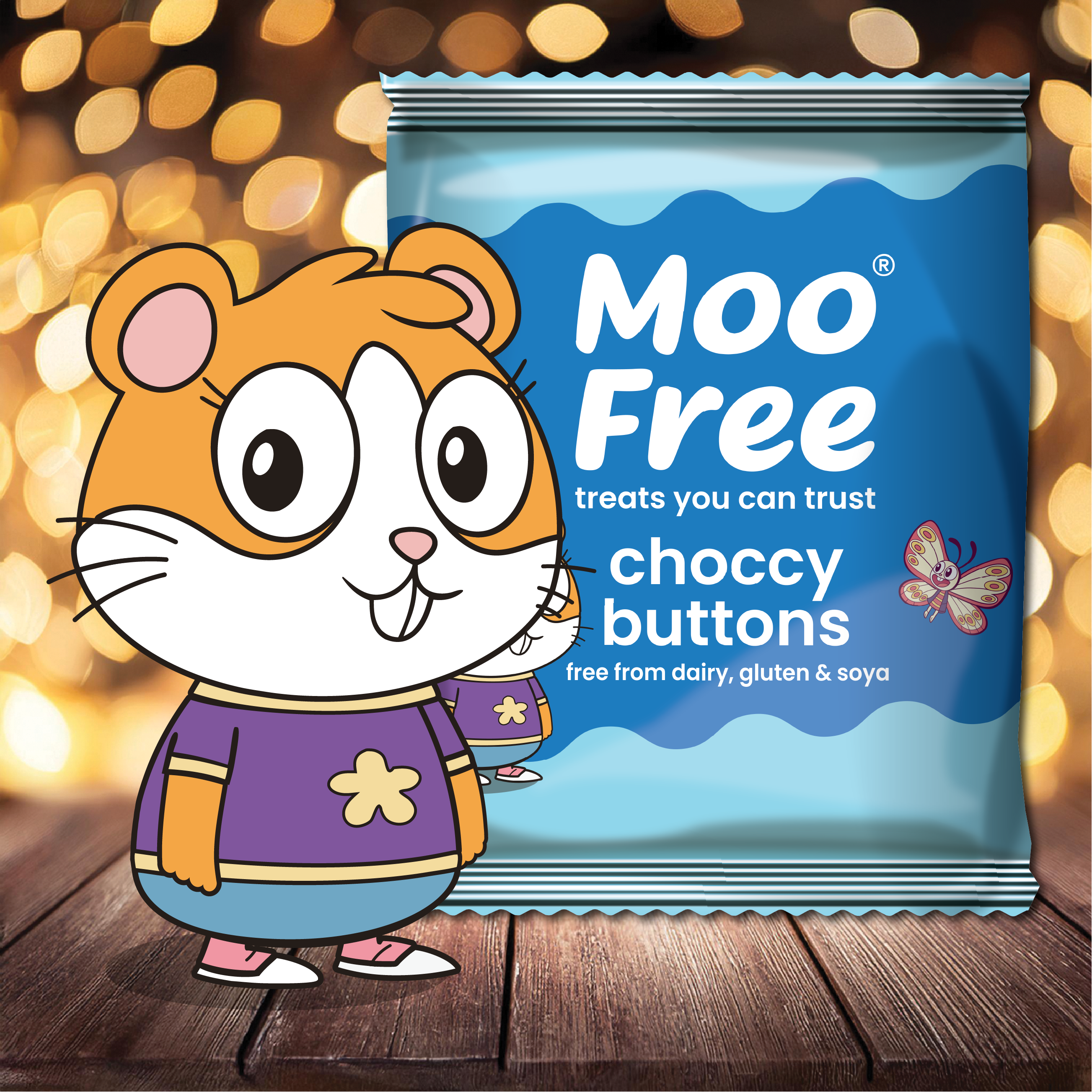 Buttons: Dairy Free & Vegan Milk Chocolate Buttons (25g)