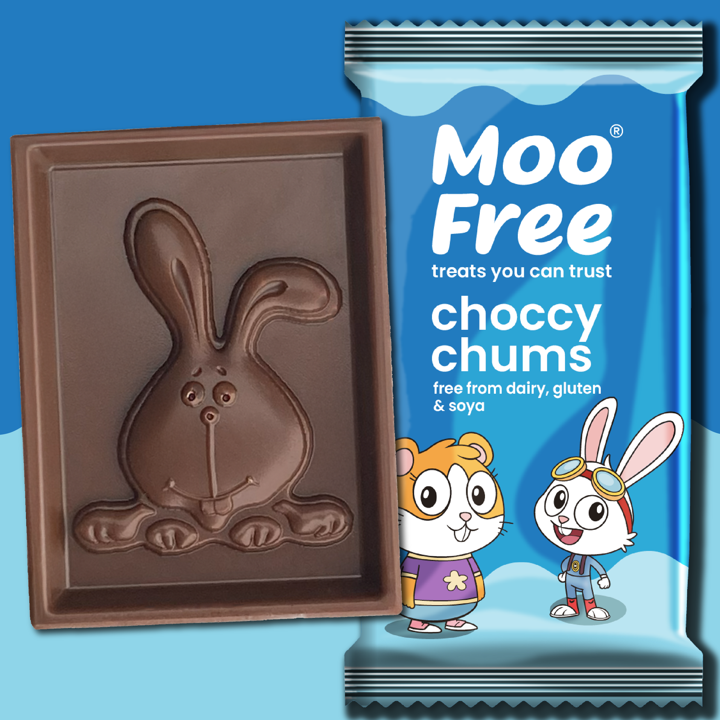 Dairy Free & Vegan, Choccy Chum Surprises Bars (20g)