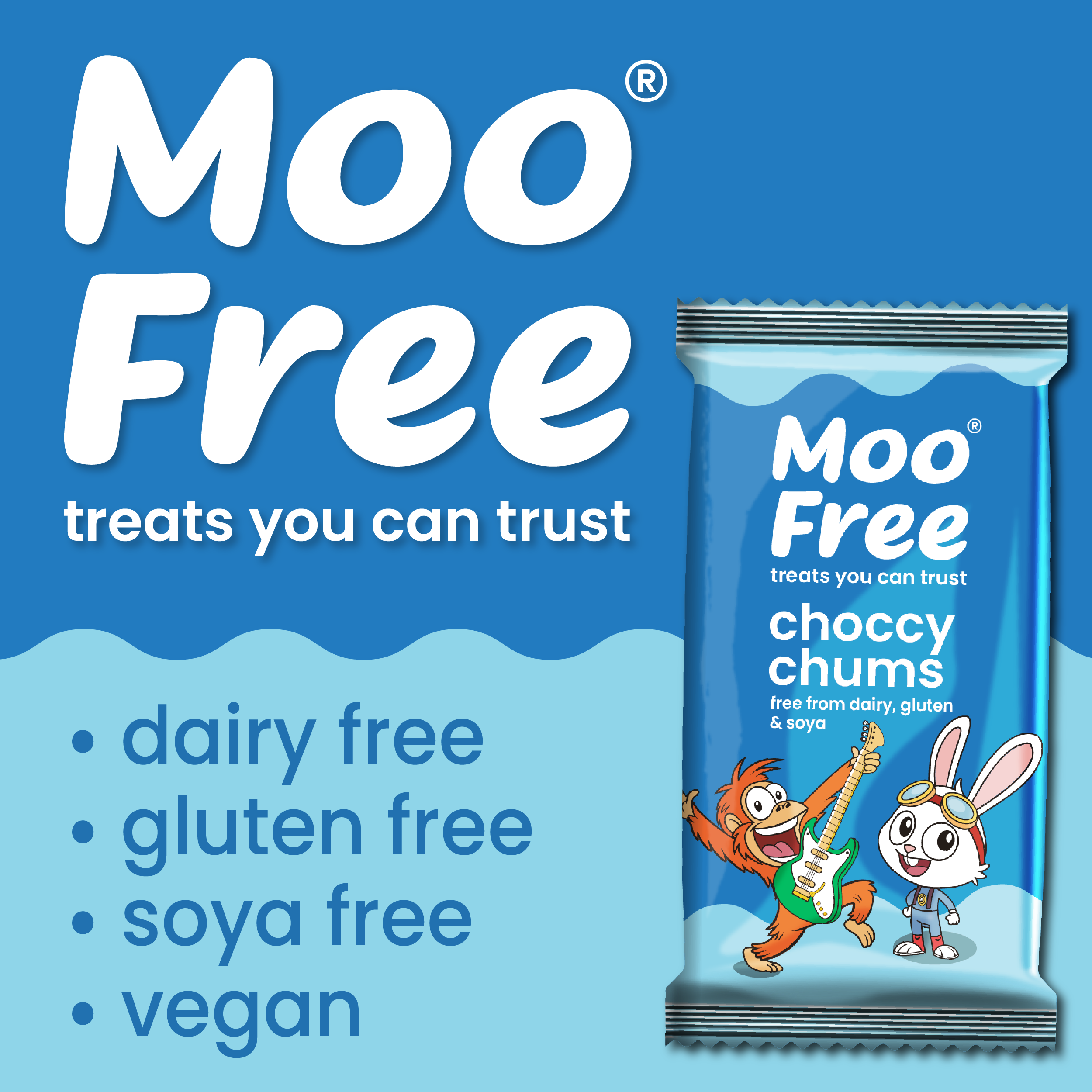 Dairy Free & Vegan, Choccy Chum Surprises Bars (20g)
