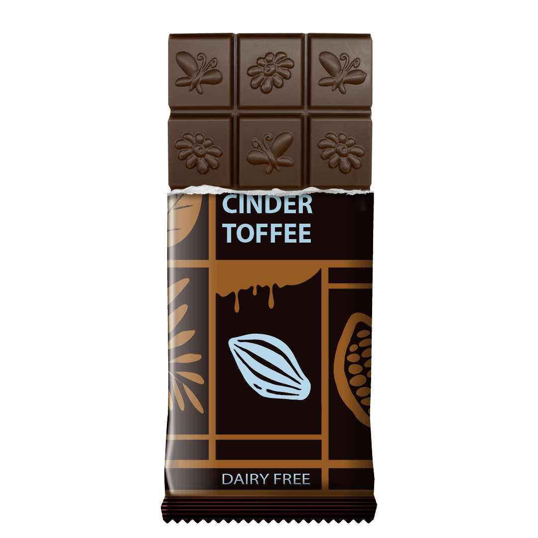 PREMIUM BAR: Organic, Dairy Free & Vegan Cinder Toffee