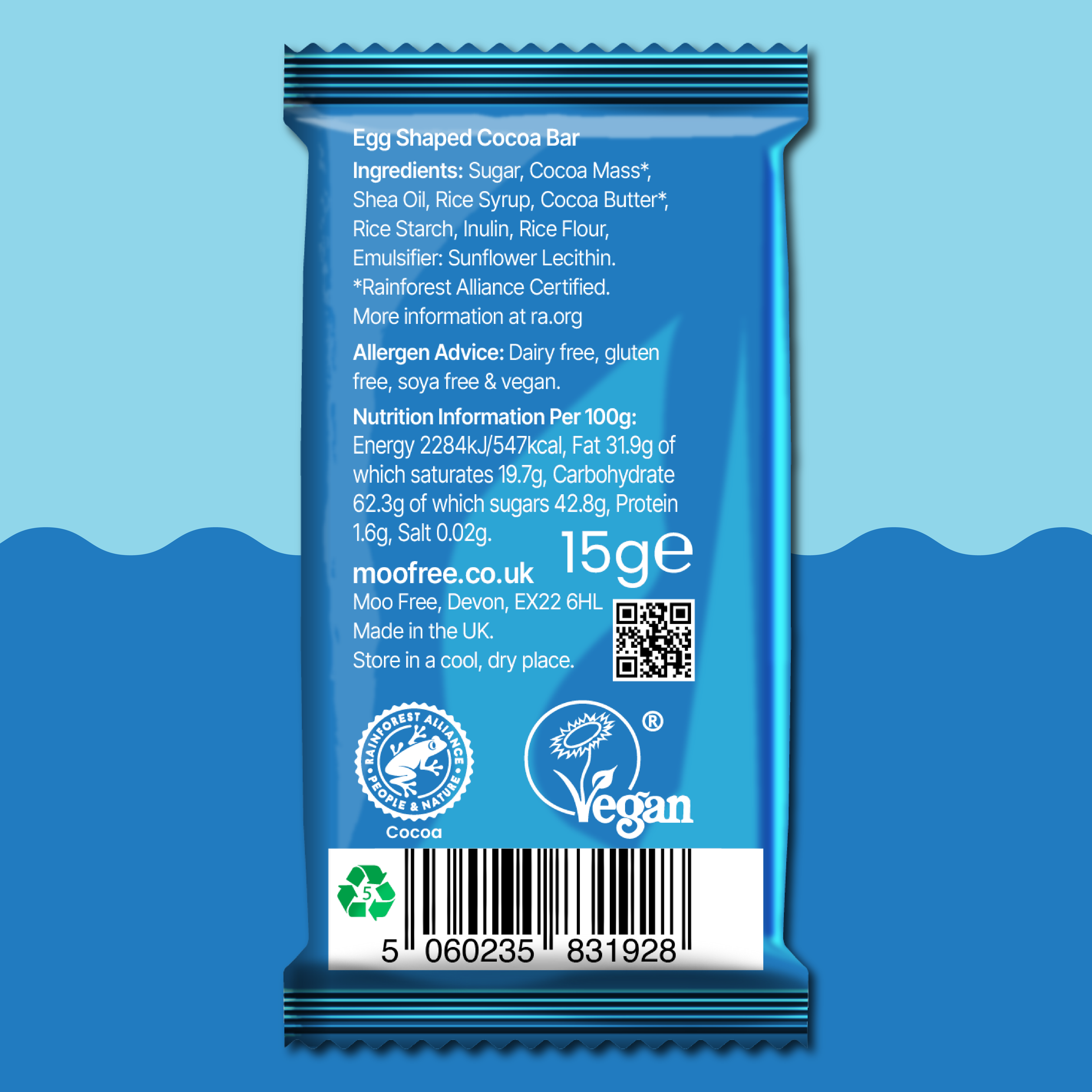 Easter: Free-From & Vegan Easter Egg Bars (15g)