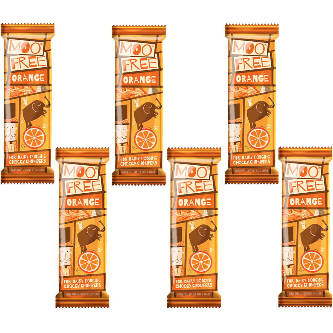 Mini Bars: Dairy Free & Vegan Orange Mini Bars