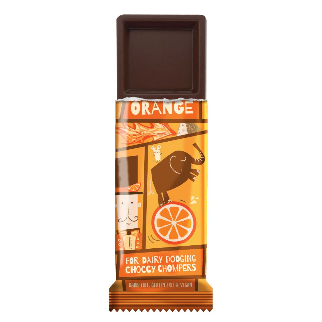 Mini Bars: Dairy Free & Vegan Orange Mini Bars