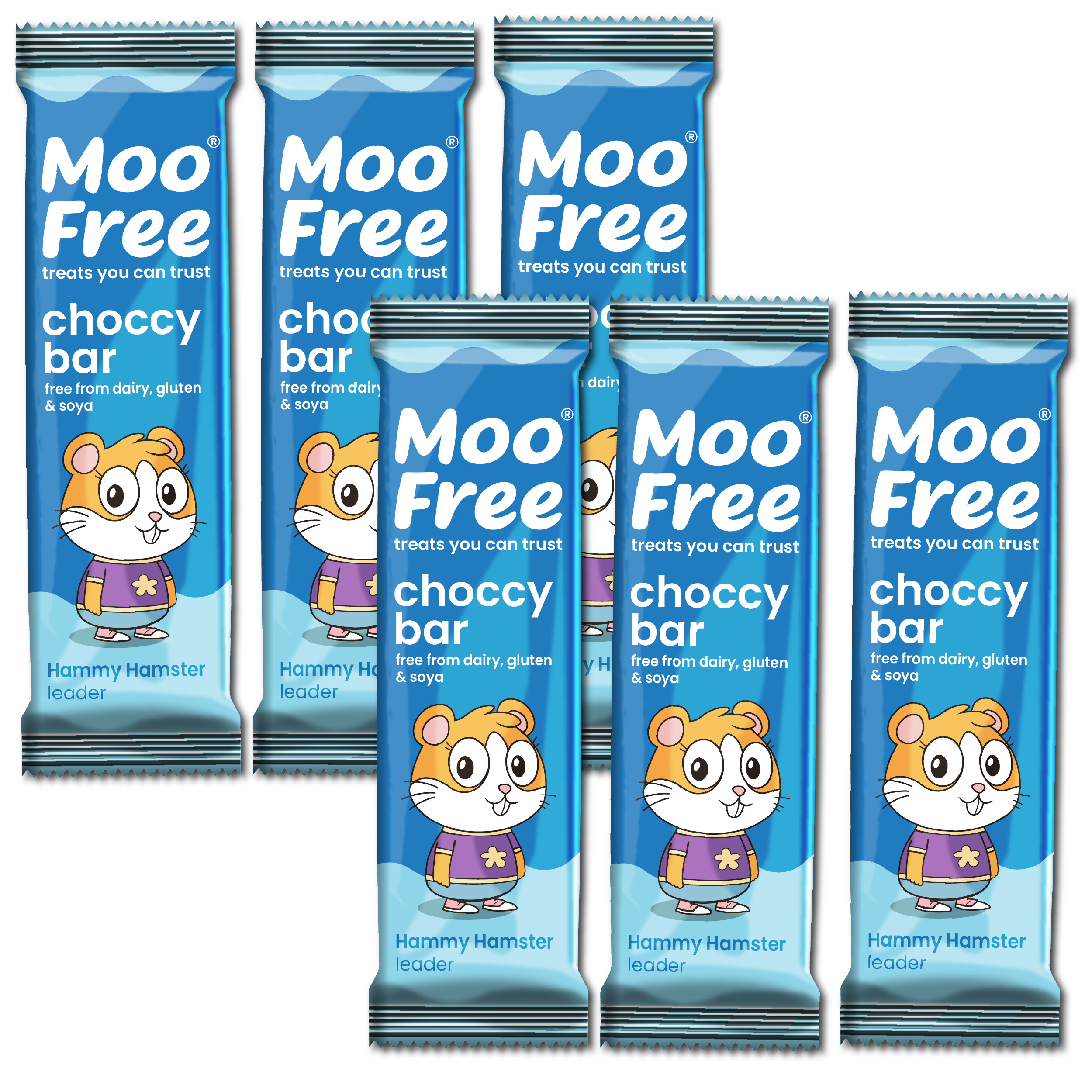 Mini Moo: Dairy Free & Vegan Milk Chocolate Bars (20g)