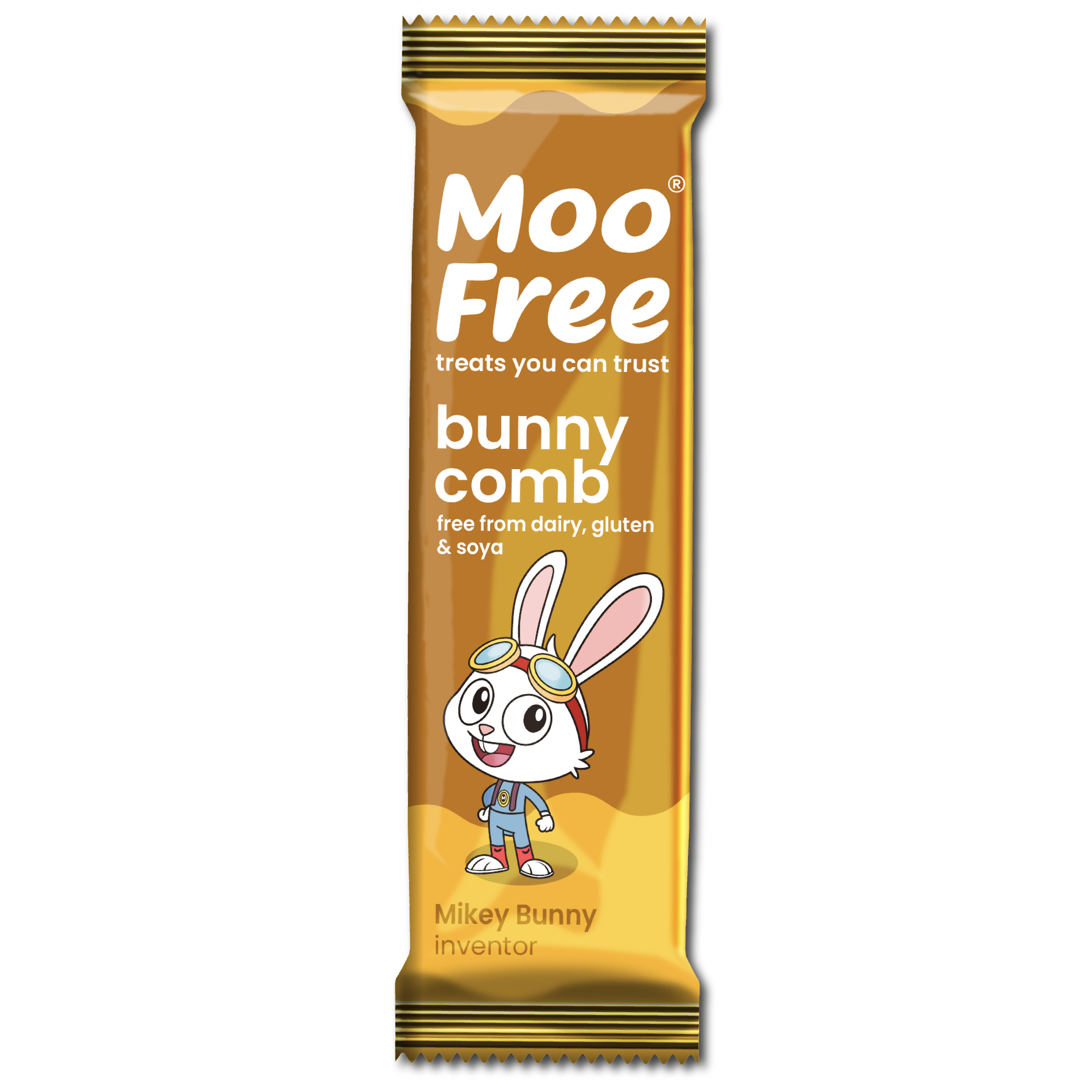 Mini Moo: Dairy Free & Vegan Bunnycomb Bars (20g)