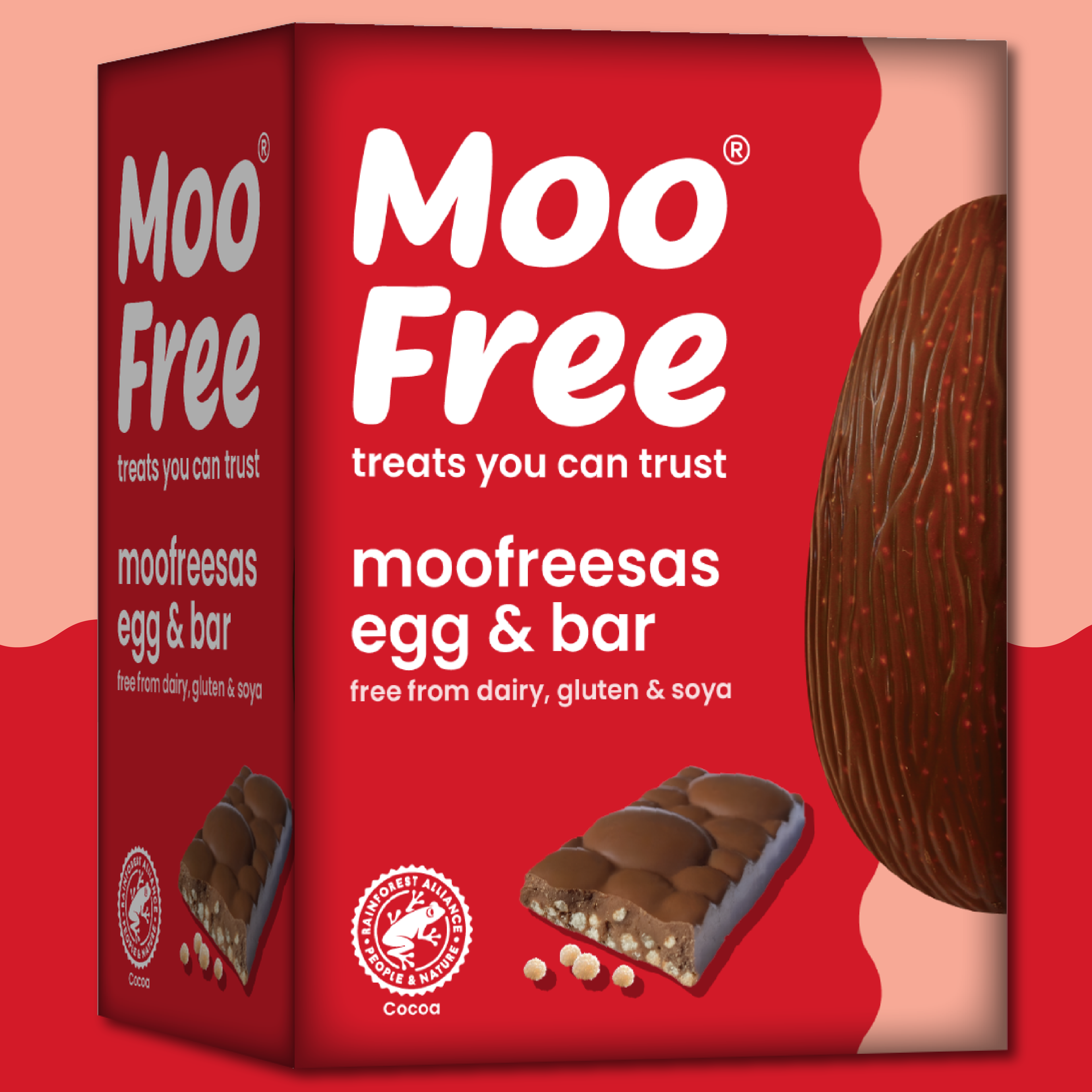 Easter: Free-From & Vegan Moofreesas Easter Egg with Moofreesas Bar (135g)