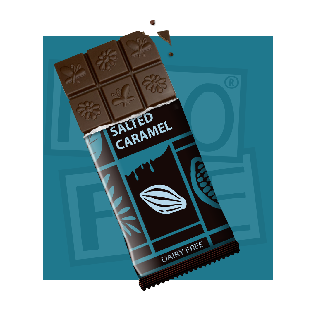 PREMIUM BAR: Organic, Dairy Free & Vegan Salted Caramel