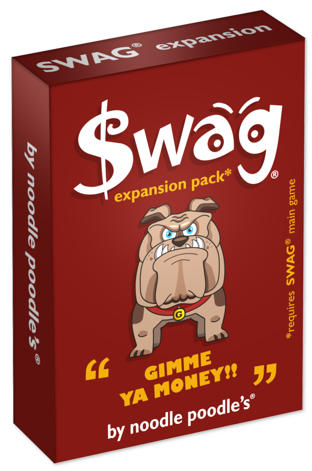 Ethical Game: SWAG "Gimme Ya Money" - expansion pack card game (20% OFF!)