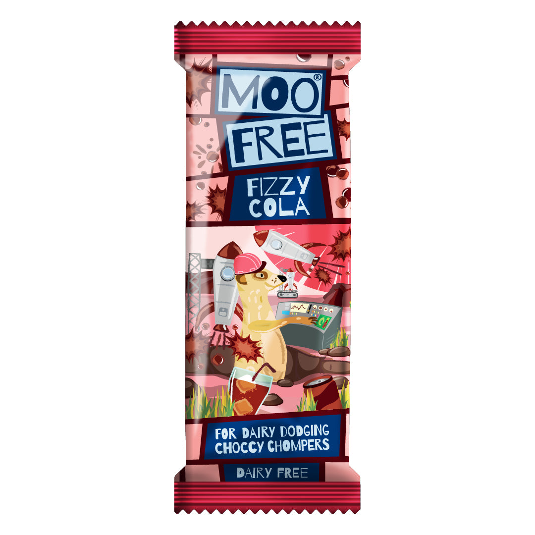 dairy free vegan fizzy cola chocolate bar uk