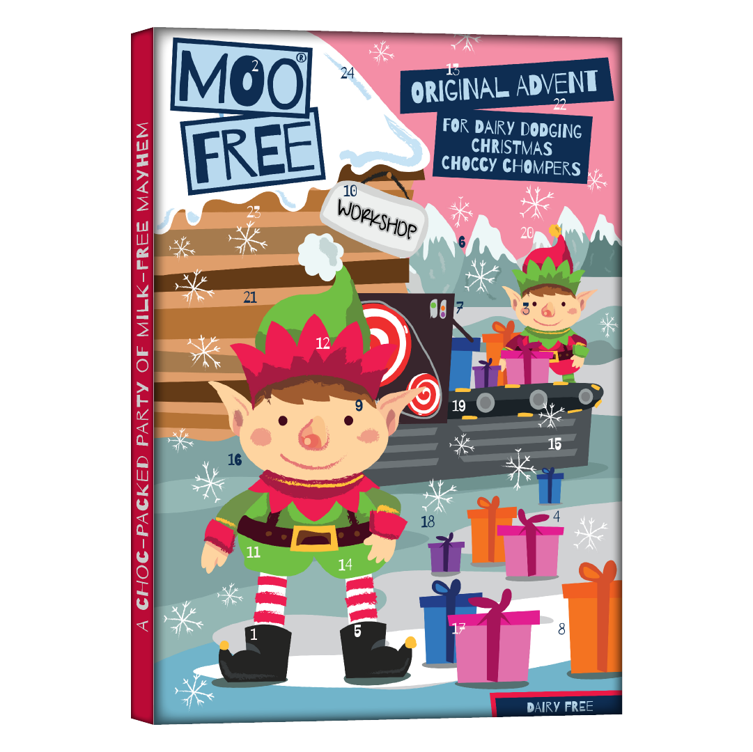 vegan dairy free milk chocolate calendar