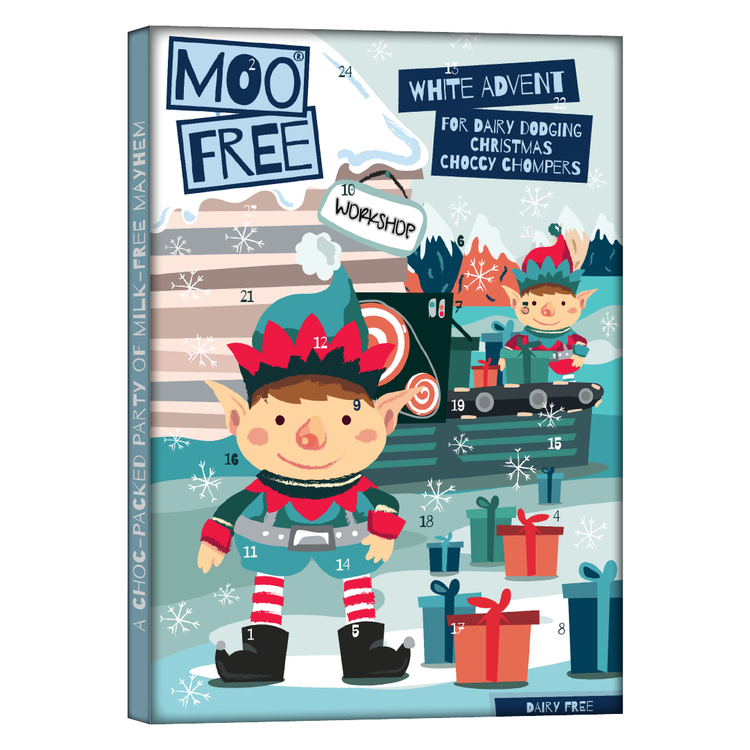 dairy free vegan white chocolate advent calendar 2022