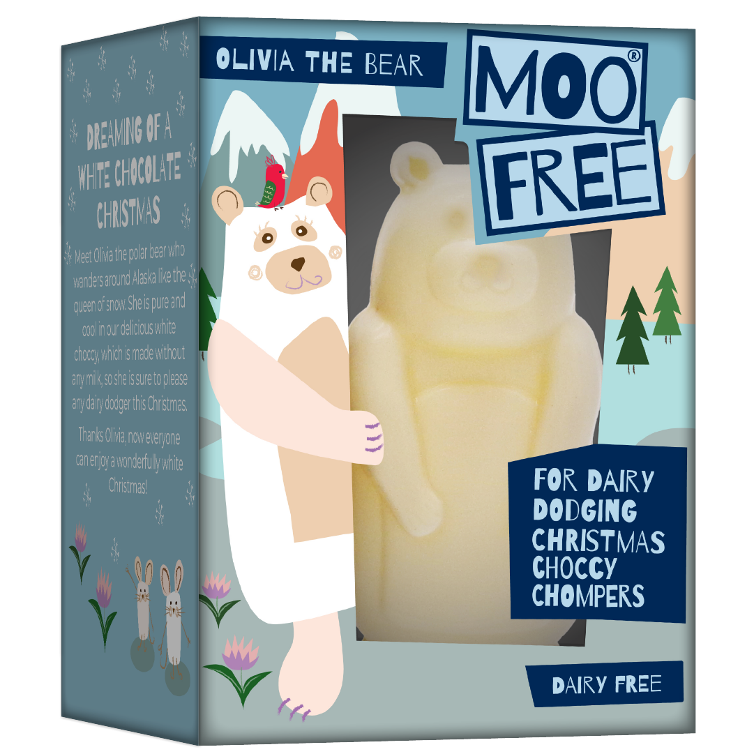 Christmas White Chocolate Olivia the Bear