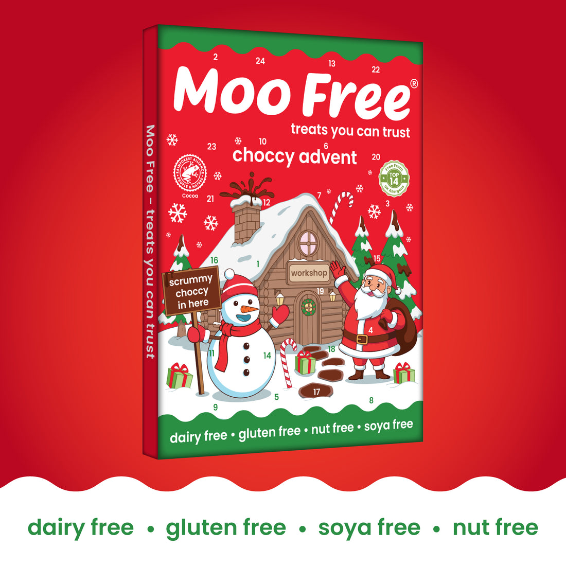 Christmas: Free-From Milk Chocolate Advent Calendar