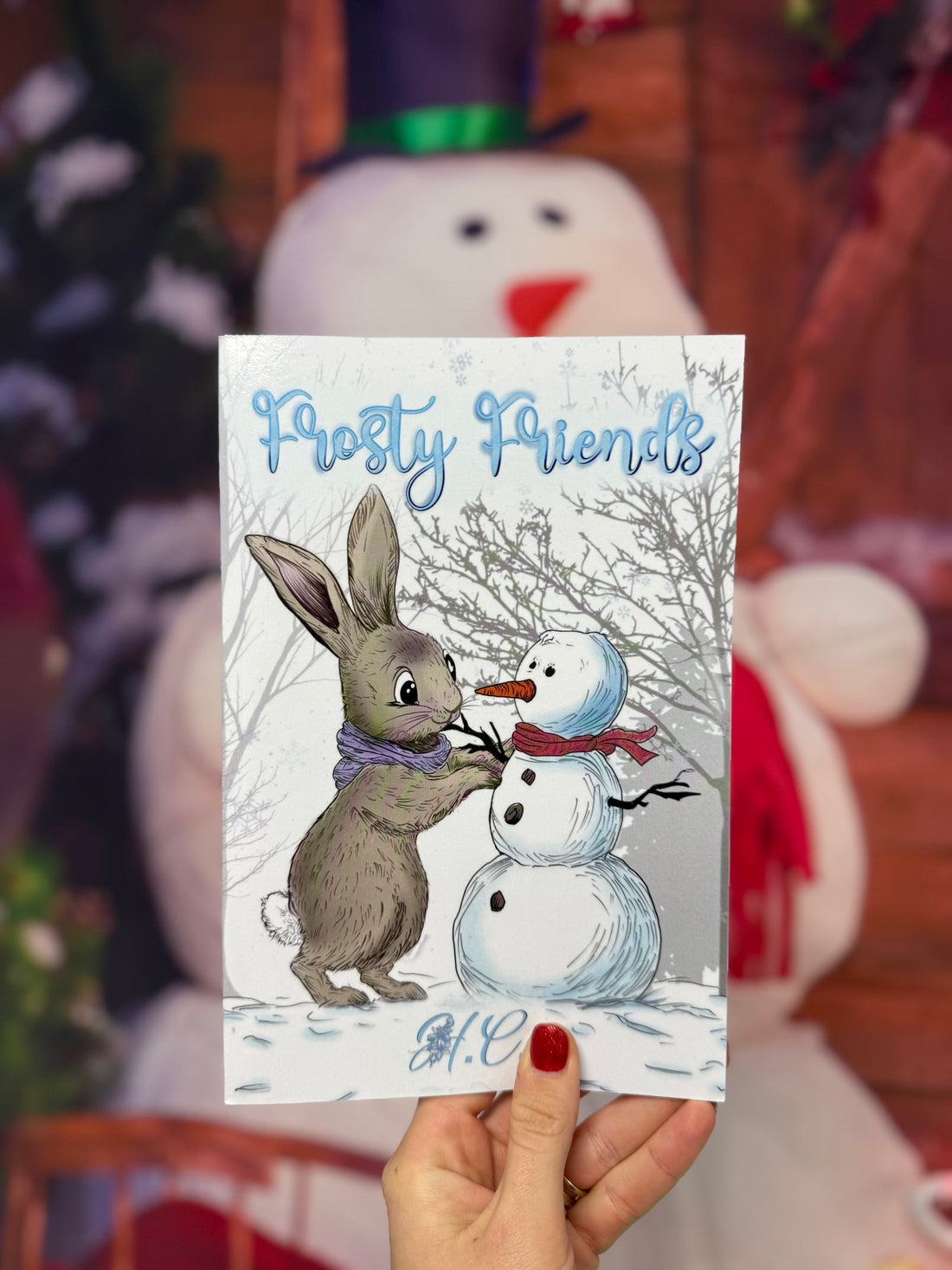 Book: Frosty Friends by H.C aged 7