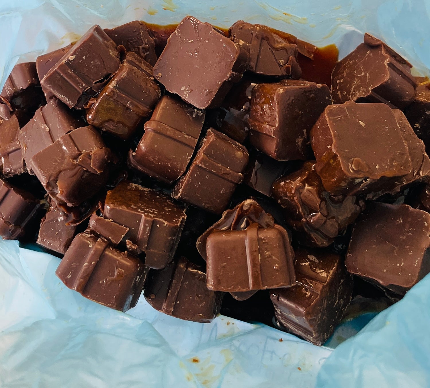Wonky Choc Caramel Festive Shapes 500g