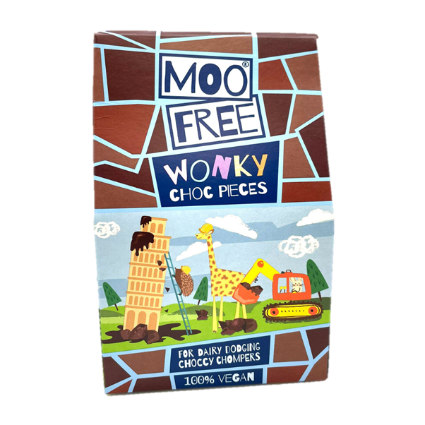 Wonky Choc Dairy Free Bar with Popping Candy, Mallows, Strawberry Coated Rice Cereal Balls 500g