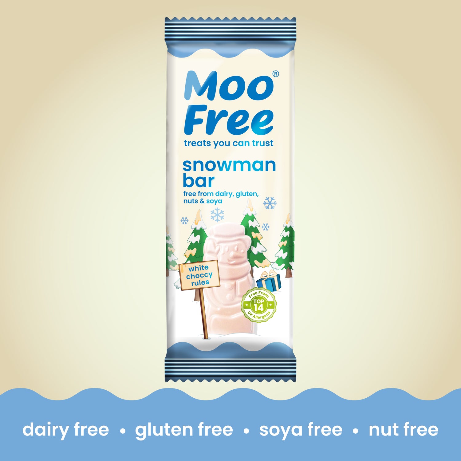 Christmas: White Snowman Bars (30g) x 6