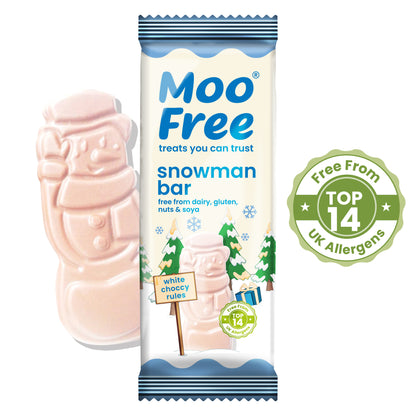 Christmas: White Snowman Bars (30g) x 6