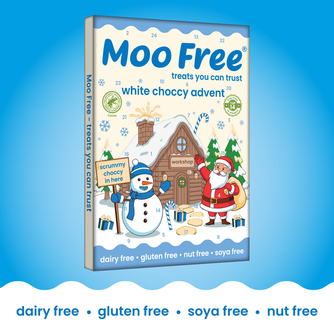 Christmas: Free-From White Choccy Advent Calendar