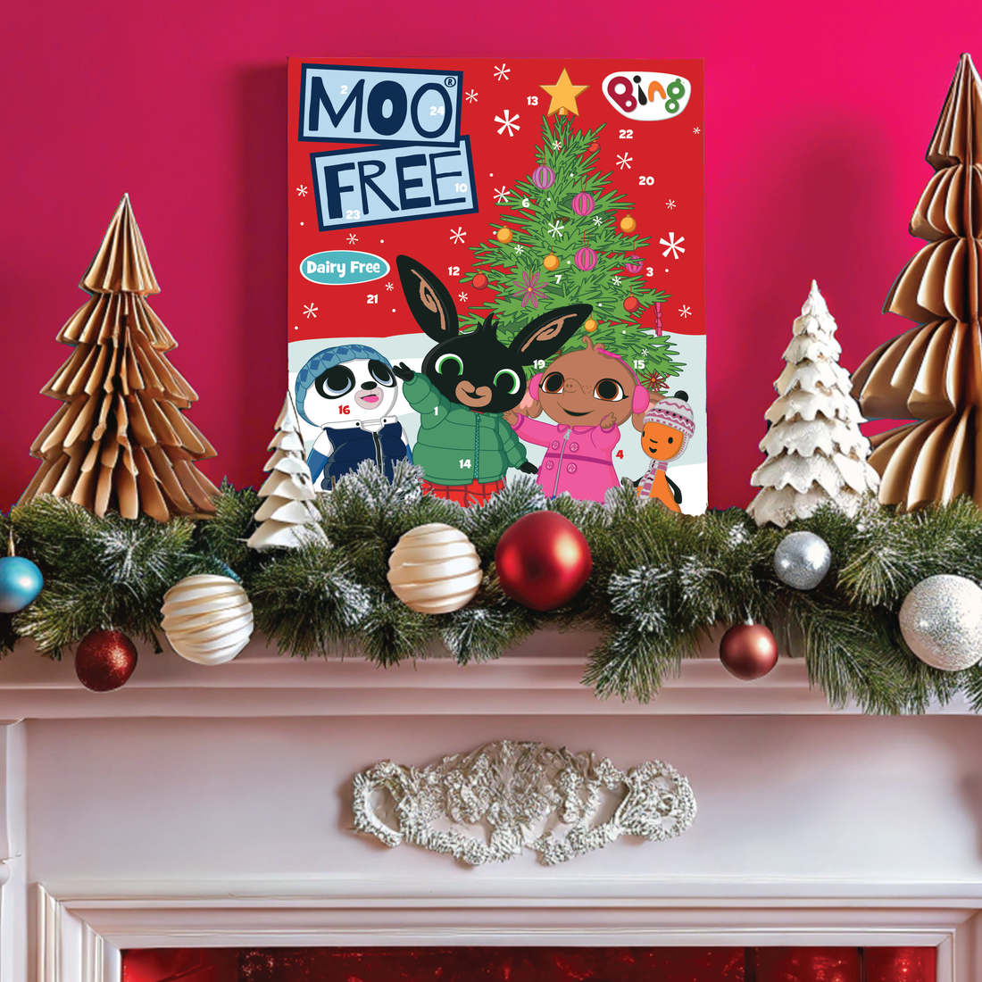 Christmas Free-From BING Milk Choccy Advent Calendar