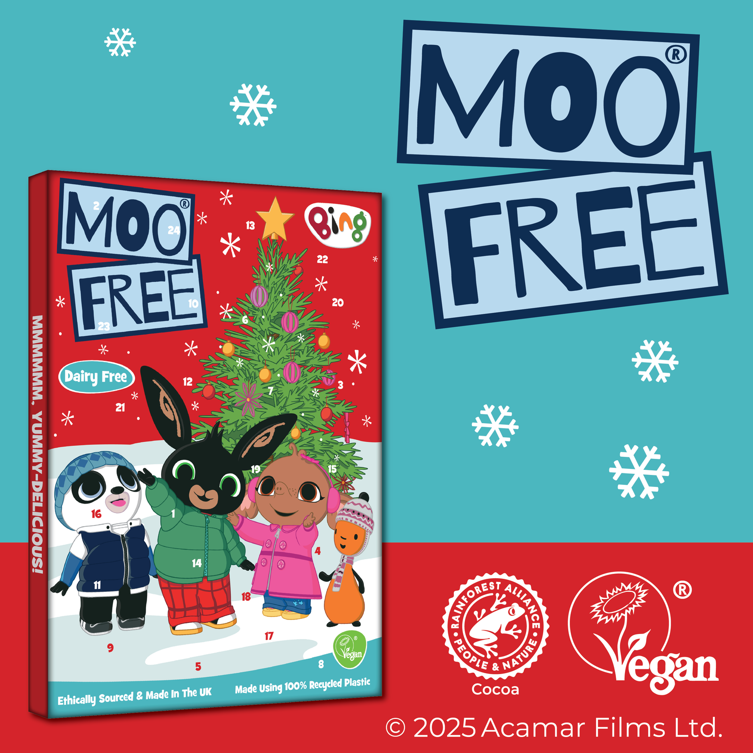 Christmas: Free-From BING Milk Choccy Advent Calendar