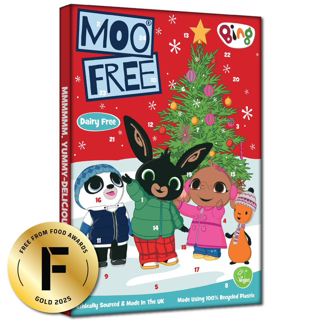 Christmas Free-From BING Milk Choccy Advent Calendar