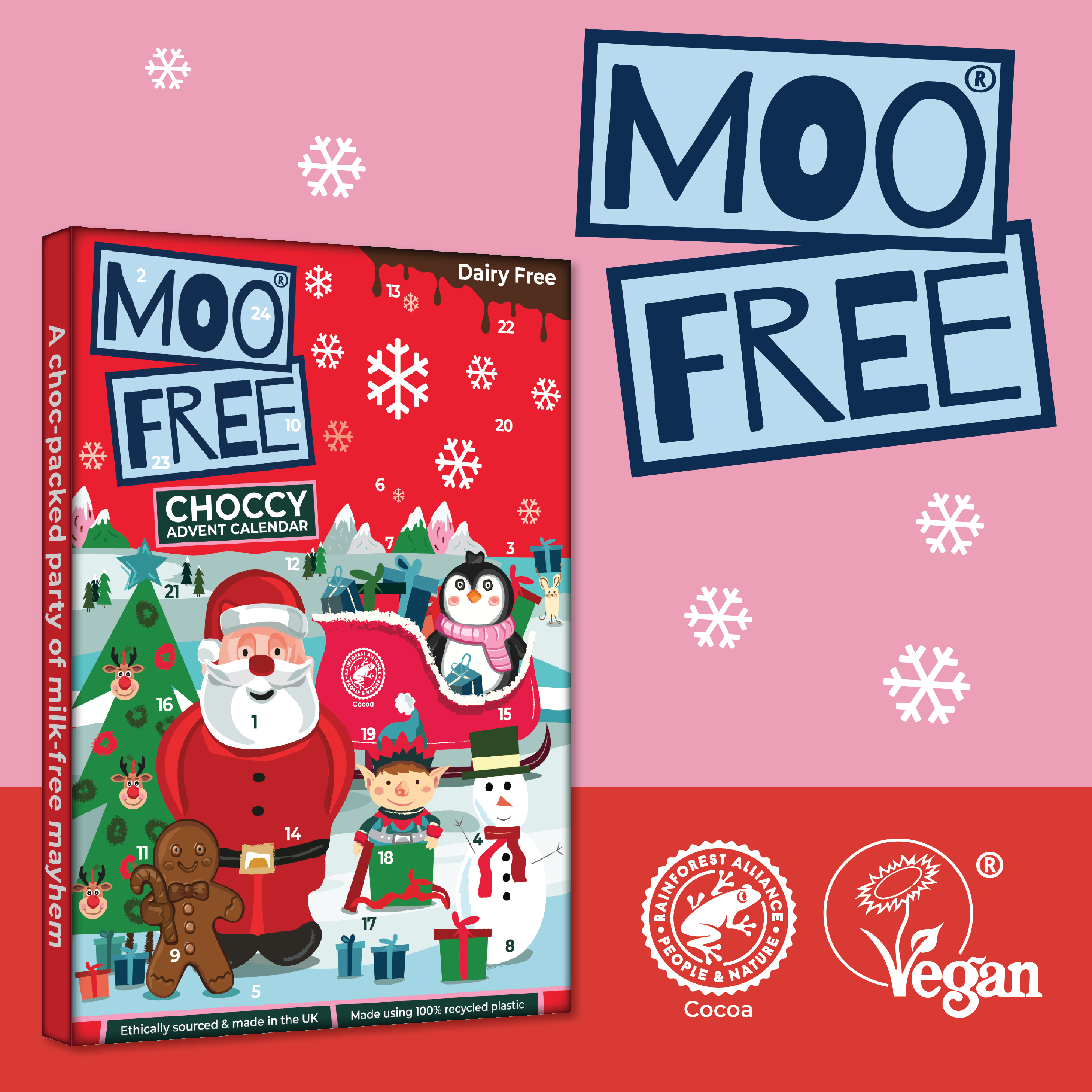 Christmas: Free-From Milk Choccy Advent Calendar