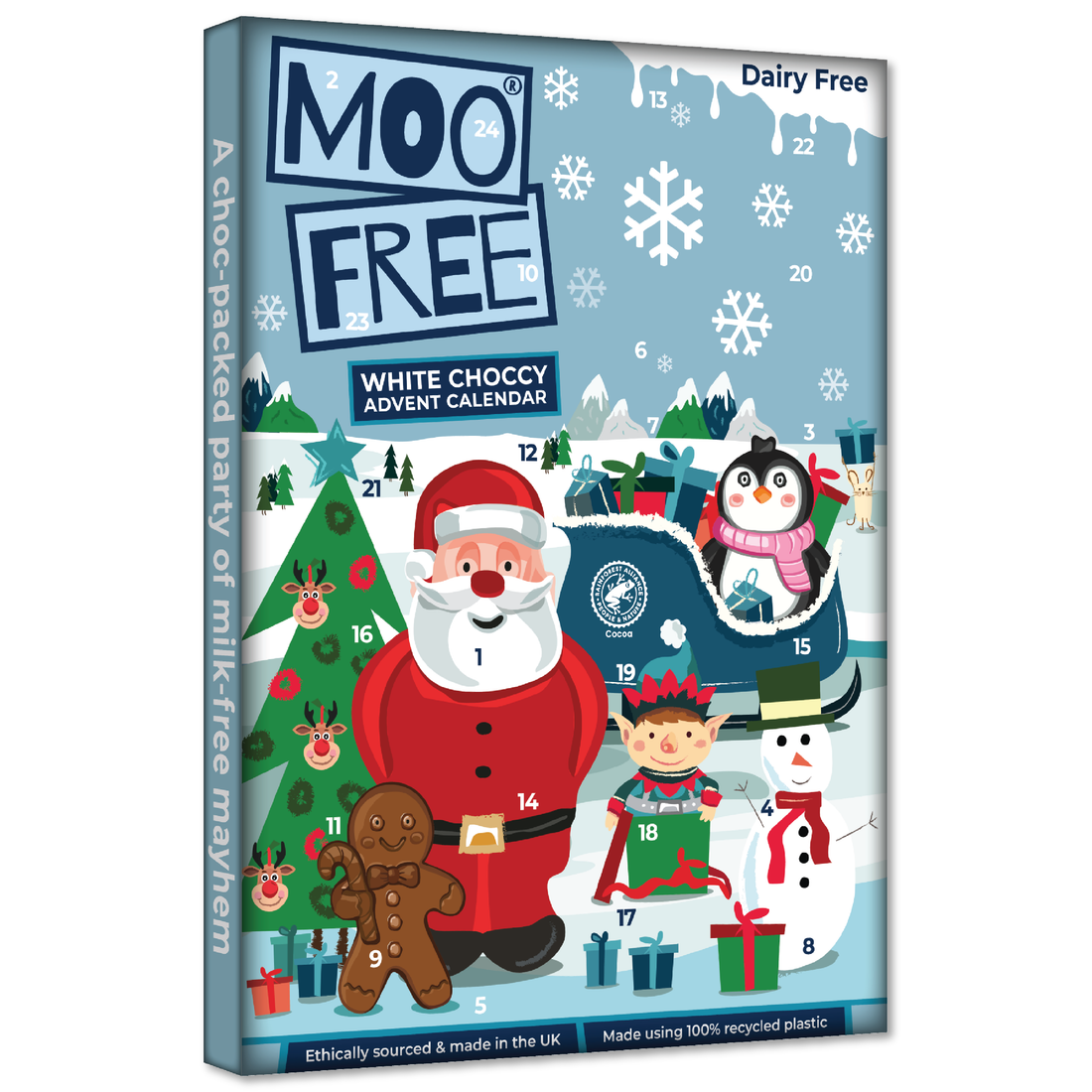 Christmas: Free-From White Choccy Advent Calendar
