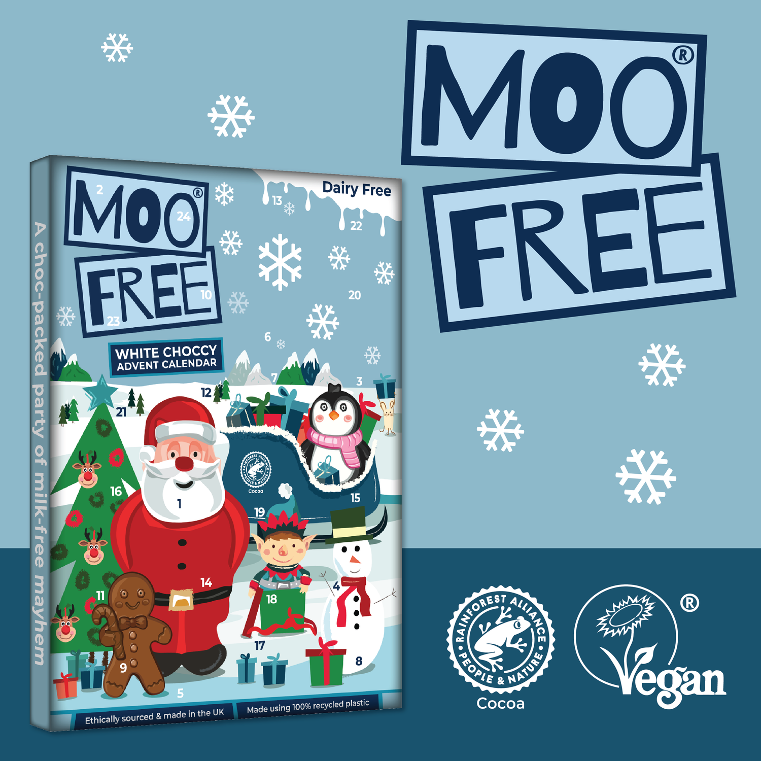 Christmas: Free-From White Choccy Advent Calendar