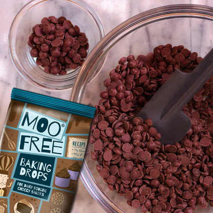Baking Dairy Free &amp; Vegan Milk Chocolate Baking Drops x 2 (100g) *New Recipe*