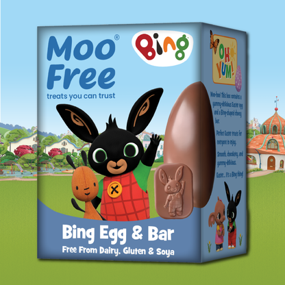 Easter: Free-From &amp; Vegan Bing Easter Egg &amp; Bing Bar (80g)