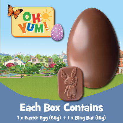 Easter: Free-From &amp; Vegan Bing Easter Egg &amp; Bing Bar (80g)