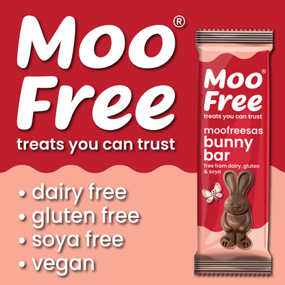 Easter: Free-From Chocolate Moofreesas Bunny Bars (30g)