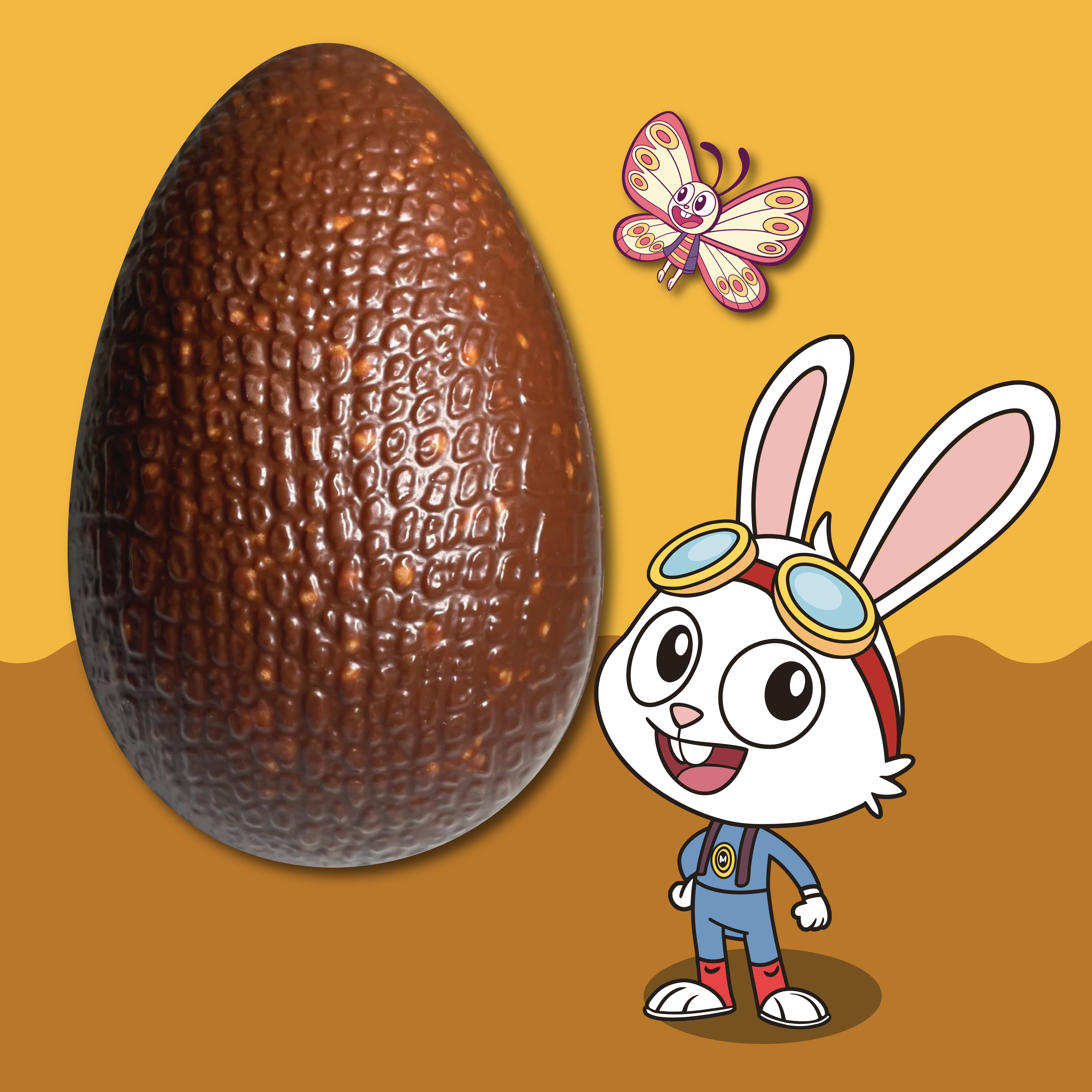 Easter: Free-From &amp; Vegan Bunnycomb Easter Egg (85g)