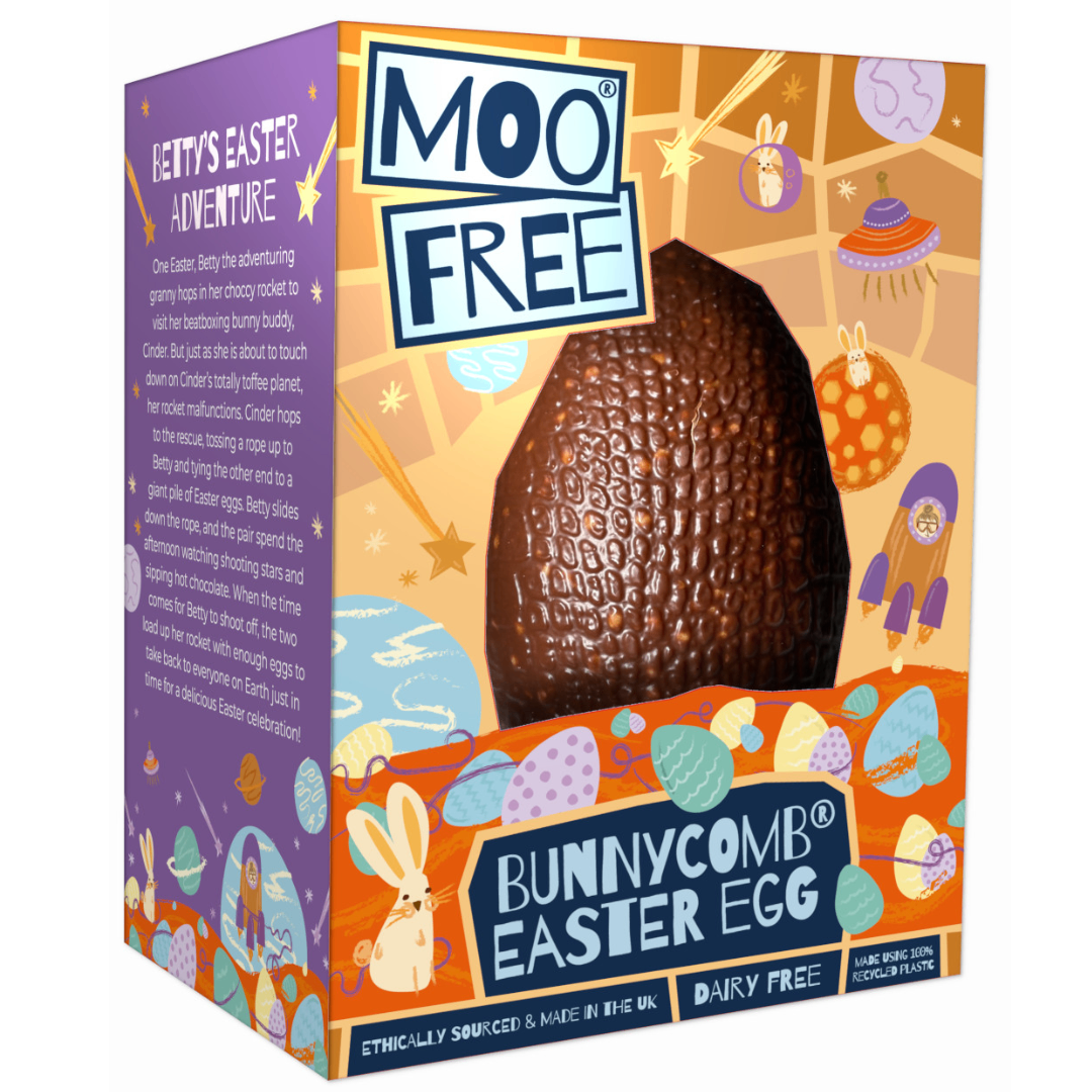 Easter: Free-From &amp; Vegan Bunnycomb Easter Egg (85g)