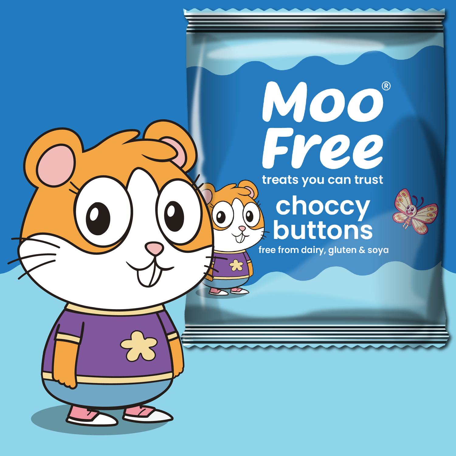 Buttons: Dairy Free &amp; Vegan Milk Chocolate Buttons (25g)