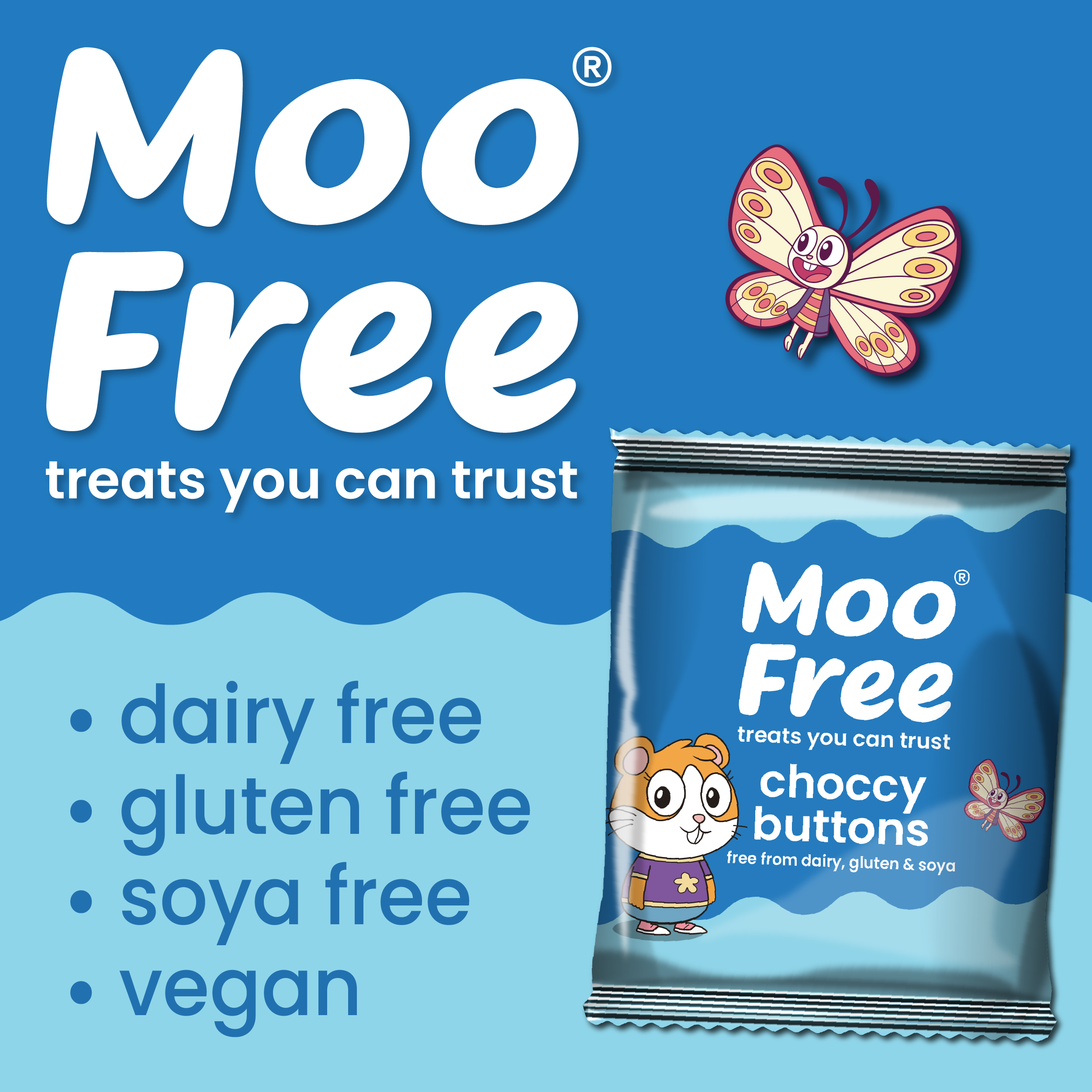 Buttons: Dairy Free &amp; Vegan Milk Chocolate Buttons (25g)
